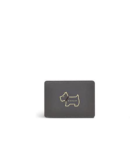 radley heritage dog business card holder